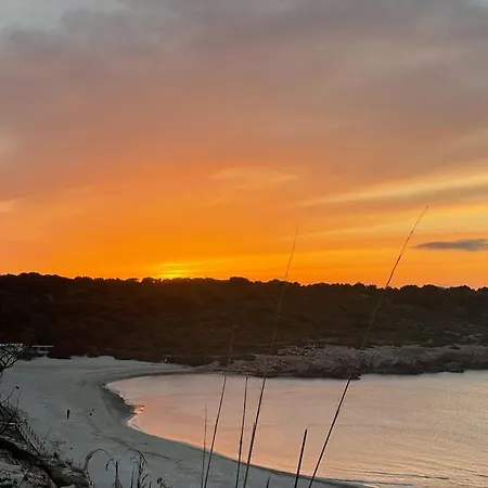 Atardecer En Menorca Vista Al Campo De Golf Daire Son Parc